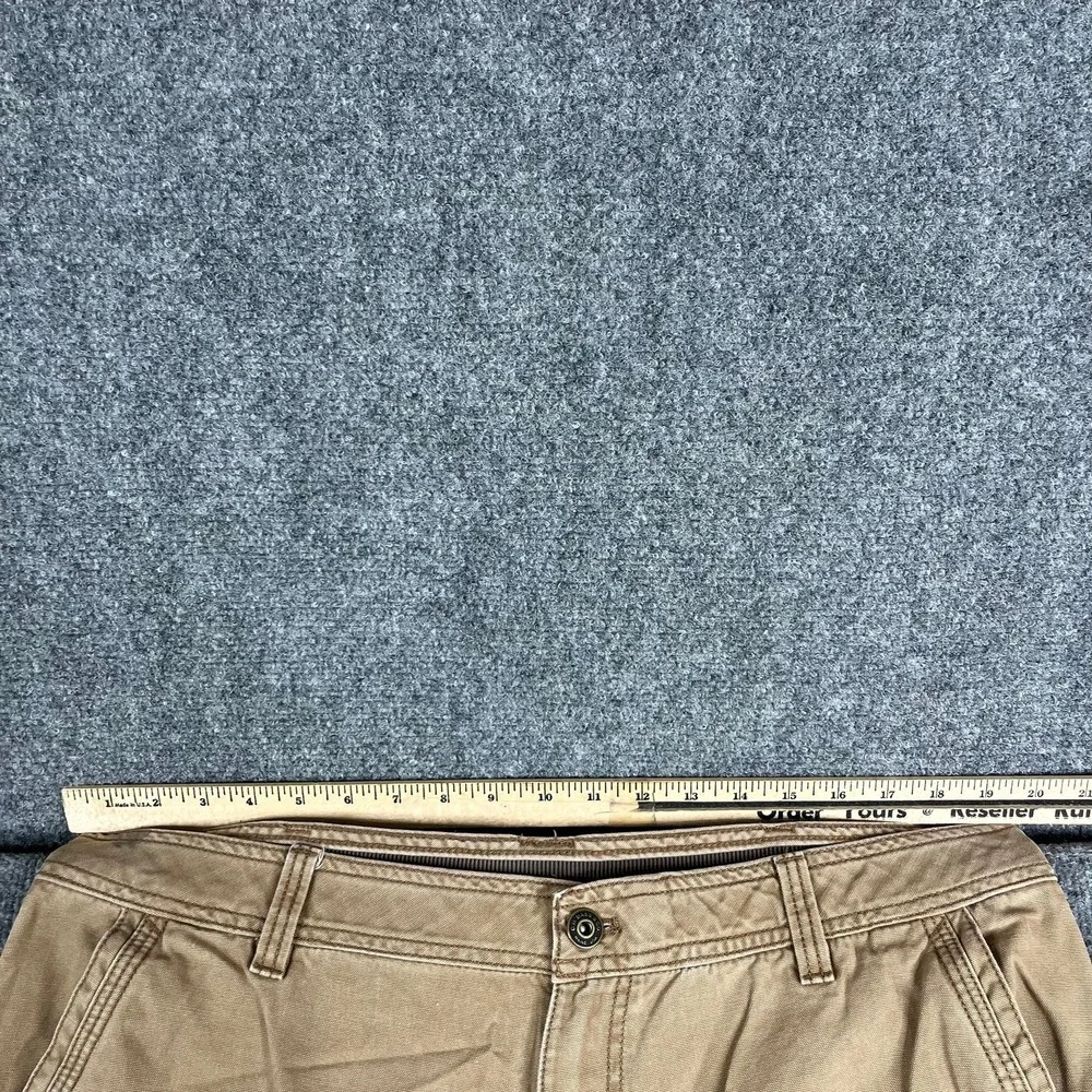 Bass‎ Cargo Pants Mens Size 38x30 Khaki Relaxed Fit Utility Casual Workwear